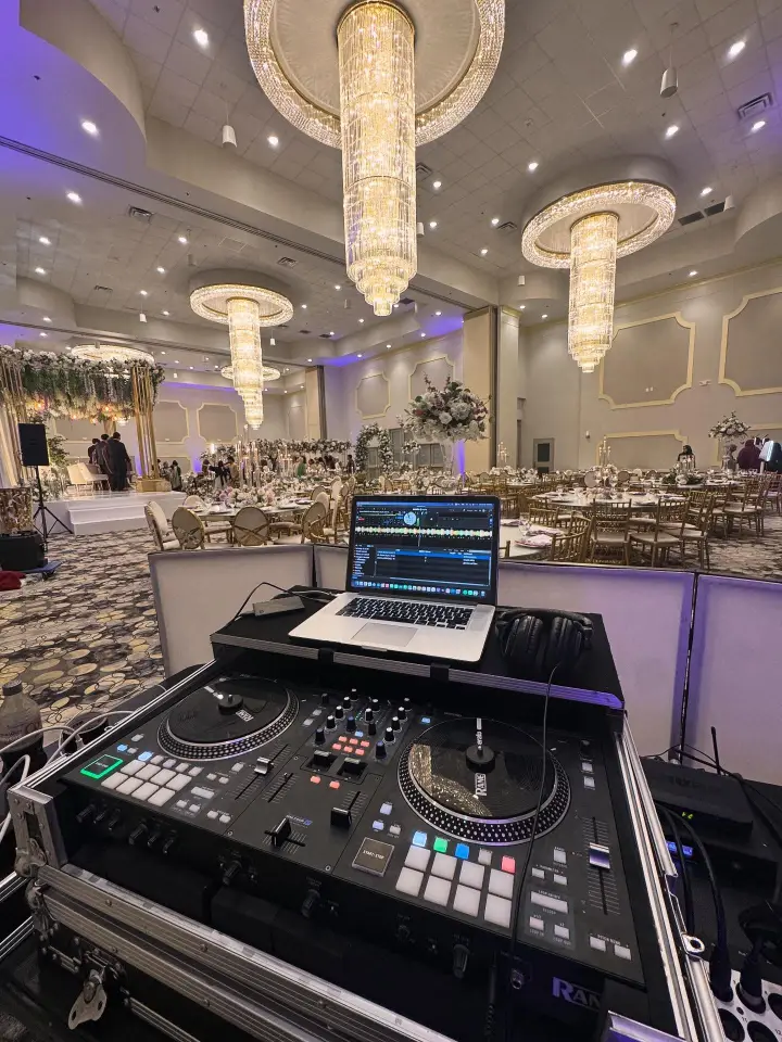 DJ booth at The Pearl Event Center